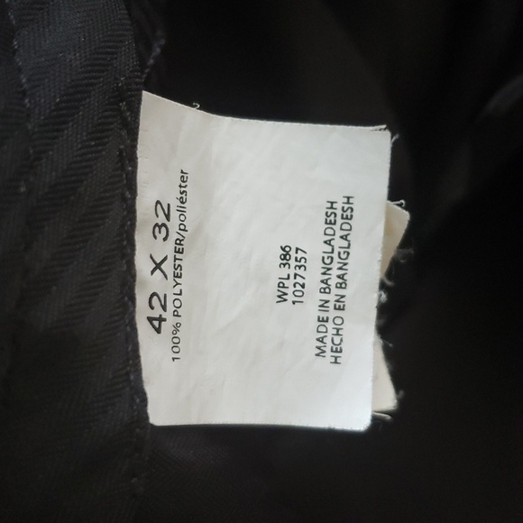 Haggar H26 Men's Premium Stretch Classic Fit Dress Pants Black 42x32 - Picture 6 of 8